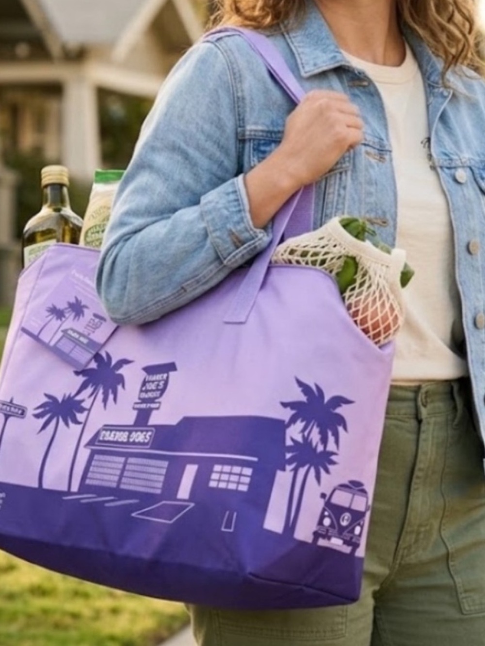NWT 🪻NEW COLOR 🪻Trader Joe’s Purple Lavender Cooler Bag